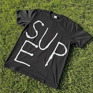 Supreme Painted Tee SS25 Black Size Medium